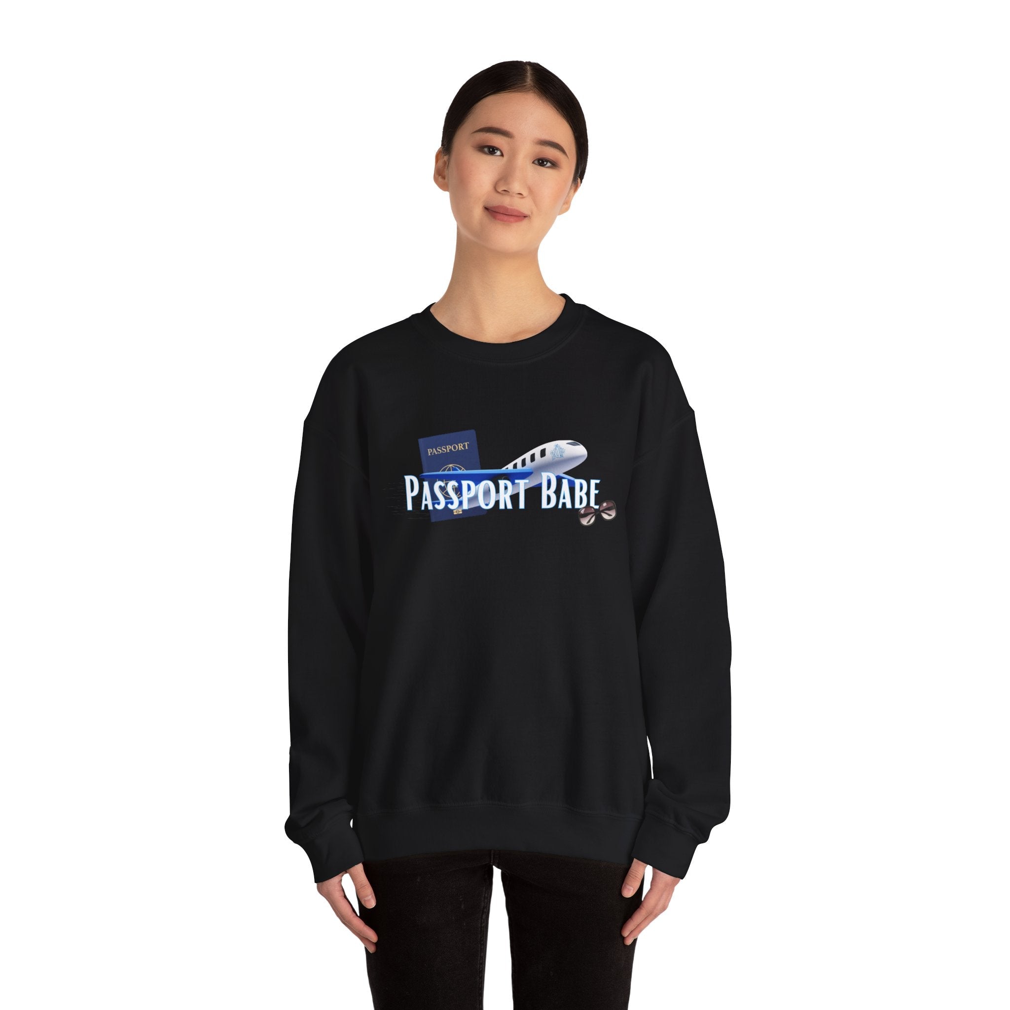 Passport Babe Unisex Heavy Blend™ Crewneck Sweatshirt